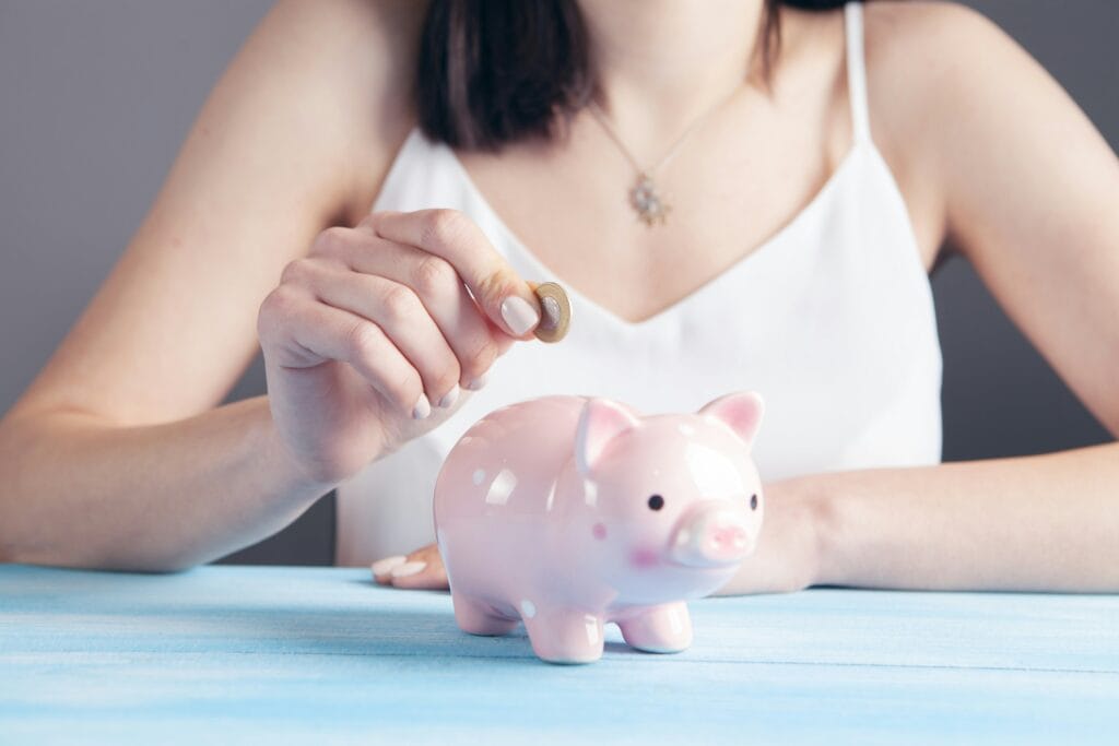 Heat pump owner puts coin in piggy bank