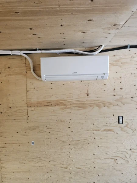 Indoor unit for a heat pump at a commercial site in North Whitby